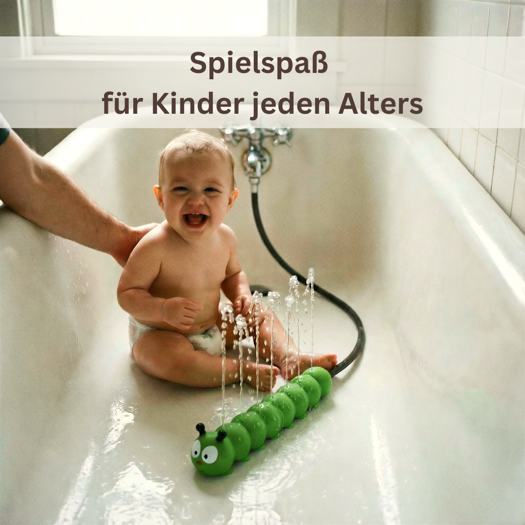 Kinderdusche Wasch Wurm Willi - Familienpaket
