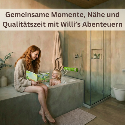 Kinderdusche Wasch Wurm Willi - Familienpaket